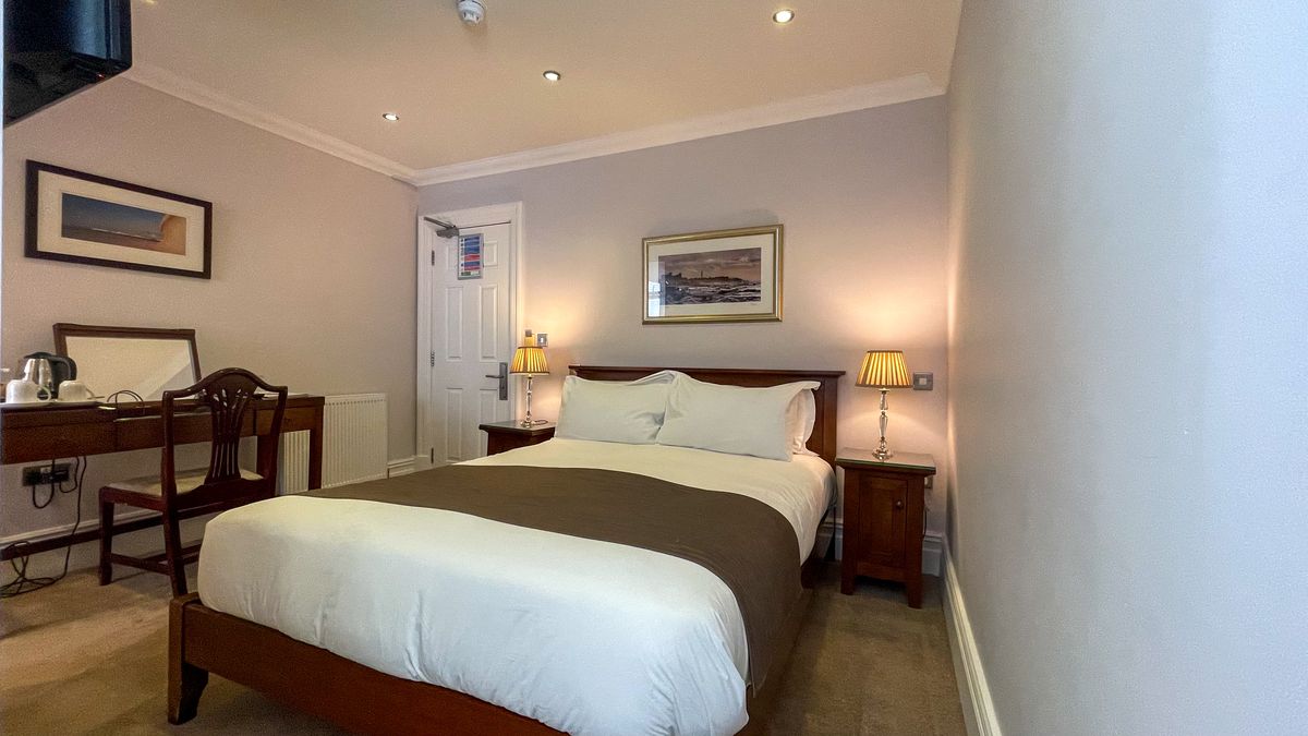 A guest room at The Redstone Guest House